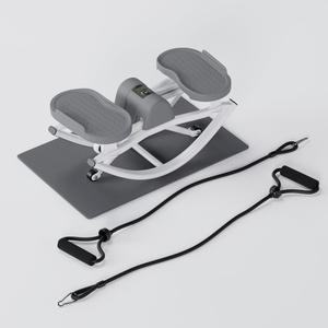 Mini stepper en acier pour entraînement des jambes, fessiers et gaines abdominales à domicile, <span class=keywords><strong>cardio</strong></span> à faible impact, sans assemblage, convivial pour les débutants - Product Image 1