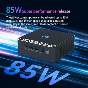 MOREFINE S600 มินิพีซี เจนเนอเรชั่นที่ 13  I7 13620H I9 13900H DDR5 14 คอร์ 20 เธรด ระบบปฏิบัติการวินโดวส์ 11  2*M.2 NVME 2*LAN  เหมาะสำหรับเล่นเกมส์ ทำงานออฟฟิศ MOREF - Product Image 5