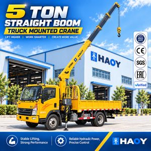 <span class=keywords><strong>Grue</strong></span> de levage hydraulique autoportante HAOY 5 tonnes avec télécommande et <span class=keywords><strong>plateau</strong></span> de chargement - Product Image 1