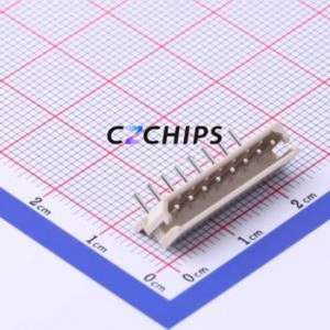 22057085 Wire-to-Board Pin Header Bent Lead Through Hole,P=2.5mm Connector 1x8P 2.5mm Right Angle Insert Mini-SPOX (5264) - Product Image 1