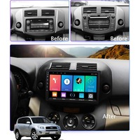 Autoradio 2 Din pour Toyota RAV4 2005-2013, écran tactile, lecteur vidéo, Aux, WiFi, GPS, navigation sans fil, Android, garantie 1 an