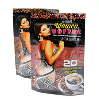 Sachets Doypack en plastique refermables pour emballage alimentaire, en PE, étanches à l'humidité, thermoscellables, pour bonbons et grains de café