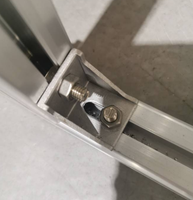 Profilés en aluminium 4040 2020 avec embouts, équerres, écrous et vis pour l'industrie