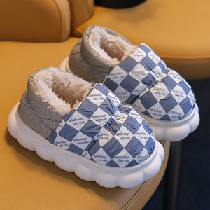 Chaussons d'intérieur pour enfants, à bout fermé, semelle épaisse et douce, chauds, pour l'automne et l'hiver - Product Image 3