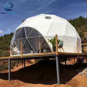 Struktur baja galvanis profesional pameran dagang tenda Dome tahan air tenda kubah untuk luar ruangan