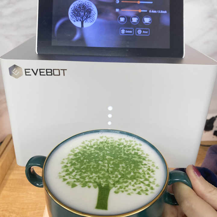 Evebot EB-FT4自動コーヒープリンターwifi付きアートドリンク用