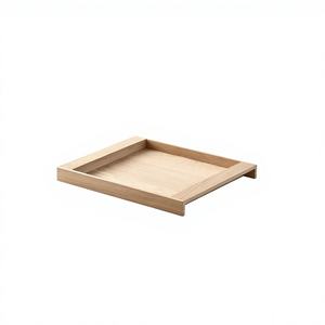 Bandeja de Servir de Madera Ligera, Duradera y No Tóxica con Asas Cómodas, 100 Piezas MOQ para Uso Diario en Cocina, Hogar y Restaurante - Product Image 1