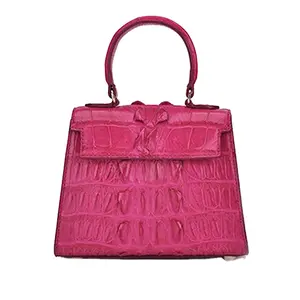 Exotic new style women genuine crocodile leather skin handbag luxury leather tote bag