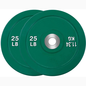 Plaques de pare-chocs en <span class=keywords><strong>caoutchouc</strong></span> <span class=keywords><strong>naturel</strong></span> Umet Plaques de poids durables, sans décoloration et résistantes aux fissures pour l'haltérophilie et l'entraînement CrossFit - Product Image 2