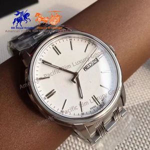 Reloj de Cuarzo Clásico para Hombre con Esfera Redonda y Brazalete de Acero Inoxidable en Dos Tonos, Reloj de Pulsera Casual de Negocios - Product Image 2