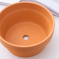 Vente en gros de Pots en terre cuite, bonsaï classique, pot de fleur en céramique, multi-tailles, plantes succulentes, cactus, Pots de jardinière en argile rouge