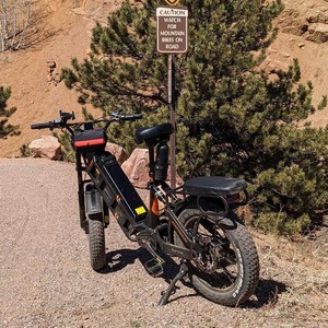 Bicicleta Eléctrica de Montaña Eahora Juliet de 20 Pulgadas con Llantas Gruesas, Suspensión Completa, Largo Alcance, Frenos de Disco Hidráulicos para Adultos - Product Image 5