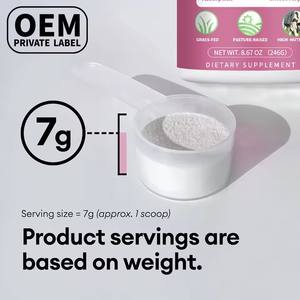 Poudre de protéines de collagène marin Keto avec huile MCT, poudre de collagène hydrolysée, régime faible en glucides et poudre Keto - Product Image 3