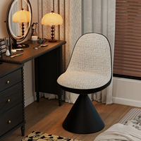 Tabouret de maquillage minimaliste moderne, tabouret de coiffeuse pour chambre à coucher, chaise de coiffeuse pour petits espaces, tabouret élégant pour manucure