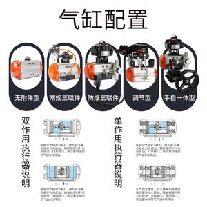 Vanne à boisseau sphérique pneumatique Dongqi en acier inoxydable 304 à installation rapide Q681F-16P, vanne d'arrêt d'urgence à collier, trois pièces - Product Image 5