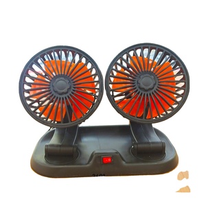 Phổ Tự Động 5V USB Xe Bảng Điều Khiển <span class=keywords><strong>Fan</strong></span> 12V 24V Xe Tải <span class=keywords><strong>Fan</strong></span> Đôi Đầu Làm Mát Quạt Xe - Product Image 6