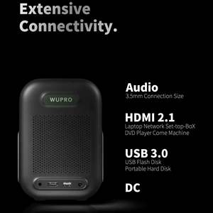 Proiettore Mini LCD Wupro G1&G2 Versione Globale, 320 Lumen ISO, Contrasto 2000:1, Video FHD 1080p, Google TV, Proiettore Portatile Intelligente - Product Image 6