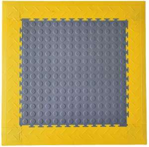 Carreaux de sol antidérapants en PVC absorbant les chocs, parfaits pour les centres de fitness et les studios de yoga. - Product Image 1