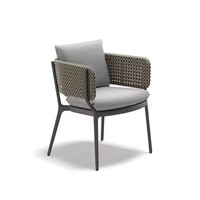 Ensemble de mobilier d'extérieur haut de gamme pour hôtel 5 étoiles, table basse de jardin, canapé et chaise en corde pour cour et parc