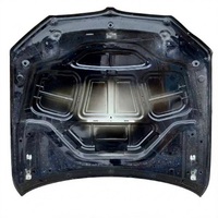 Couvercle de moteur style G30 F90 M5 en fibre de carbone noir, remplacement à visser, référence OE 41007440427, garantie 3 mois, universel
