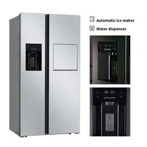 Refrigeradores Inteligentes de Doble Puerta de Acero Inoxidable con Dispensador de Agua y Fabricador de Hielo de Gran Capacidad 606L, Venta al Por Mayor - Product Image 3