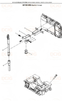 مجموعة أنبوب مقياس زيت المحرك لشاحنة شاكمان F3000 رقم القطعة 612600012639، قطع غيار شاحنات أصلية جديدة من المصنع