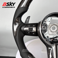 Volant sport en fibre de carbone personnalisé avec LED pour BMW F10 F20 F01 F02 F30 F31 F32 F33 F34 F36 F87 F80 F82 F10 E60 E70 E90
