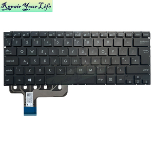 Reino Unido JP <span class=keywords><strong>GR</strong></span> UA RU LA IT FR nuevo teclado negro para portátil para Asus T300CHI T300 <span class=keywords><strong>CHI</strong></span> T302CHI 0KNB0-2128UK00 teclado sin retroiluminación - Product Image 1