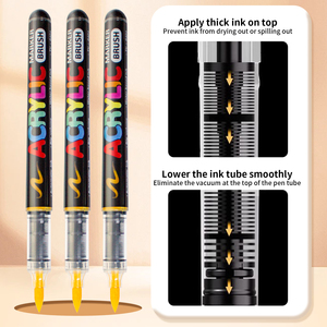 <span class=keywords><strong>Pennarelli</strong></span> Acrilici con Punta a Pennello, Penne <span class=keywords><strong>per</strong></span> Pittura Raccomandate dagli Artisti <span class=keywords><strong>per</strong></span> Regali, Decorazioni, <span class=keywords><strong>Tessuti</strong></span> - Product Image 2