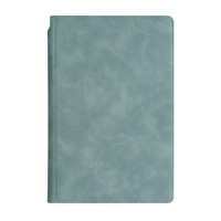 Tableau blanc en cuir à spirale A5 réinscriptible avec bloc-notes de bureau et impression de logo personnalisé