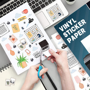 Papier autocollant vinyle transparent A4 <span class=keywords><strong>Fanyi</strong></span>, haute qualité, imprimable au laser, qui brille dans le noir – Meilleures ventes - Product Image 4