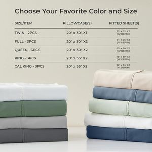 <span class=keywords><strong>Drap</strong></span>-<span class=keywords><strong>housse</strong></span> et taies <span class=keywords><strong>d</strong></span>'oreiller en viscose de bambou à 4 sangles de refroidissement super doux avec poche de 16 "avec sangles <span class=keywords><strong>d</strong></span>'angle élastiques - Product Image 6