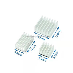 3D طابعة أجزاء غرفة تبريد ألمنيوم الحرارة بالوعة مع لاصق ل التوت بي - Product Image 1