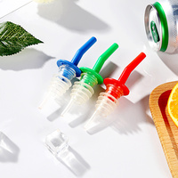 Accessoires pour bouteilles de boissons en gros : Becs verseurs et bouchons distributeurs de vin et de spiritueux en PVC multicolores – Nouveaux modèles très demandés