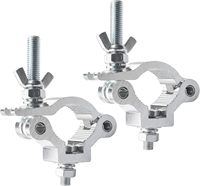 Pince de fixation robuste pour éclairage de scène en alliage d'aluminium, fixation par boulons, haute capacité de charge, antidérapante, stable, durable, pince professionnelle pour structure d'éclairage