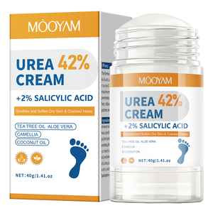 ครีมยูเรีย 42% สำหรับมือและเท้า สูตรเฉพาะ OEM ป้องกันผิวแห้งแตก ขจัดเซลล์ผิวที่ตายแล้วและเคราตินเก่า ช่วยเพิ่มความชุ่มชื้น ขนาด 40 กรัม - Product Image 1