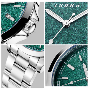 <span class=keywords><strong>Orologi</strong></span> di Lusso <span class=keywords><strong>da</strong></span> Uomo SINOBI con Logo Personalizzato, Collezione di <span class=keywords><strong>Orologi</strong></span> <span class=keywords><strong>da</strong></span> Uomo al Quarzo in Pronta Consegna con Cinturino in Acciaio Inox Massiccio - Product Image 4