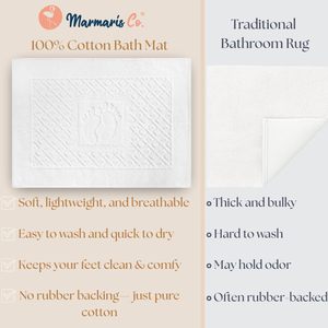 Serviette de sol en coton antidérapante pour hôtel, serviette de sol jacquard teinte en fil pour spa et massage, tapis de sol personnalisé avec logo - Product Image 4