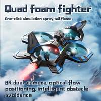 Drone V46 avec évitement d'obstacles, positionnement par flux optique, avion de simulation à 4 axes, caméra de photographie aérienne, avion de chasse, retournement à 360°