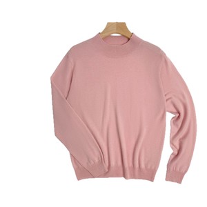 Suéter de Lana 100% Pura Lavable a Máquina para Mujer, Otoño Invierno, Nuevo, Corte Holgado, <span class=keywords><strong>Cuello</strong></span> Alto Simulado, Tejido Ultrafino, Capa Base - Product Image 5