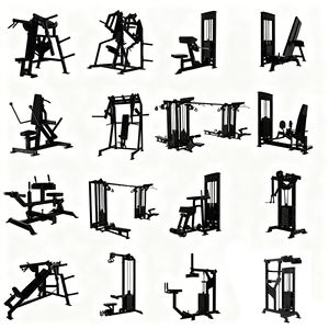 Equipo de Ejercicio para Hombres, Máquina de Extensión de Espalda, Equipo de Gimnasio Todo en Uno para Entrenamiento de la Parte Superior del Cuerpo, Equipo de Gimnasio Comercial, Juego Completo - Product Image 2