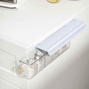 Caja de Almacenamiento <span class=keywords><strong>para</strong></span> Colgar EN LA Pared, Organizador de <span class=keywords><strong>Cables</strong></span> de Datos, 6 Rejillas, Ropa Interior, Calcetines, Sujetador, Cajón, Deslizante - Product Image 5