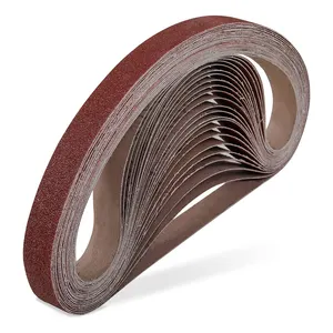 Especial Industrial Grade Wear-Resisting óxido de alumínio marrom-vermelho abrasivo lixamento pano cinto para aço inoxidável