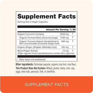 Capsules de curcumine curcuma végétalienne avec logo personnalisé comprimés 2250mg extrait de poivre noir de gingembre biologique santé immunitaire quotidienne des articulations - Product Image 2