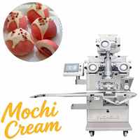 Nouvelle machine automatique industrielle d'enrobage de mochi, machine à Daifuku à crème, haute capacité, fonctionnement continu, multi-designs, 304, 220V