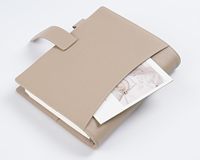 Organiseur à anneaux A5 en cuir véritable, couverture de classeur à 6 anneaux en cuir grainé, idéal pour un cadeau