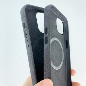 Luxe de haute qualité pour étui de téléphone portable <span class=keywords><strong>Alcantara</strong></span> pour <span class=keywords><strong>iPhone</strong></span> 16 16 Plus 16 <span class=keywords><strong>Pro</strong></span> Max 13 <span class=keywords><strong>14</strong></span> 15 <span class=keywords><strong>Pro</strong></span> Cover - Product Image 3