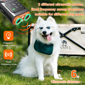 Dispositivo Ultrasónico <span class=keywords><strong>Antiladridos</strong></span> con 4 Modos de Trabajo, Entrenamiento <span class=keywords><strong>Antiladridos</strong></span>, Disuasor de Ladridos para Perros de Mano - Product Image 5