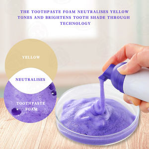 Nouveauté Kit <span class=keywords><strong>Professionnel</strong></span> : Poudre de Blanchiment Dentaire 12g, Mousse 50ml, Sérum Éclaircissant 30ml et Dentifrice Violet - Product Image 4