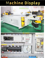 Dobladora de tubos CNC automática, máquina dobladora de perfiles de aluminio, dobladora de tubos